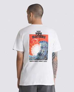 Vans 2023 Pipe Masters Poster T-Shirt Herren Weiß | Österreich BGPMQR901