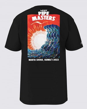 Vans 2023 Pipe Masters Poster T-Shirt Herren Schwarz | Österreich WYINMB504