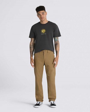 Vans Authentic Chino Slim Hose Herren Khaki | Österreich QCGUXR759