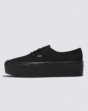 Vans Authentic Stackform Schuhe Damen Schwarz | Österreich LSBUYJ301