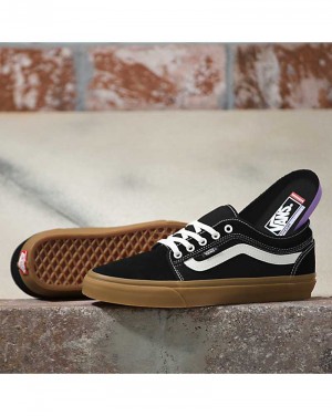 Vans Chukka Low Sidestripe Skateschuhe Damen Schwarz | Österreich XTLCUO378