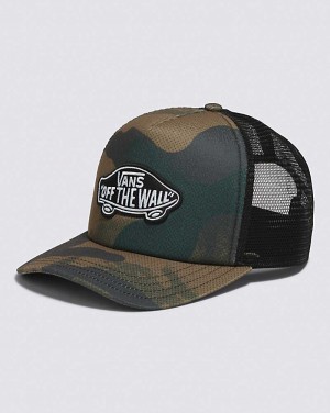 Vans Classic Patch Curved Bill Trucker Hüte Herren Grün | Österreich VZIHFG069