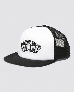 Vans Classic Patch Trucker Hüte Herren Weiß Schwarz | Österreich DFSOWK426