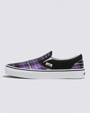 Vans Classic Slip-On Schuhe Damen Lila Schwarz | Österreich TKPXRV194