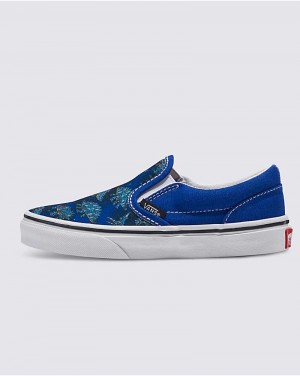 Vans Classic Slip-On Schuhe Kinder Blau | Österreich DEJIAK085