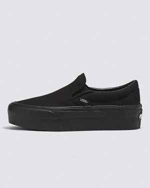 Vans Classic Slip-On Stackform Canvas Schuhe Damen Schwarz | Österreich NBJLIF046