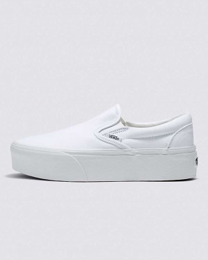 Vans Classic Slip-On Stackform Schuhe Damen Weiß | Österreich OUGTKI318