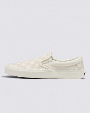 Vans Classic Slip-On Stitch Checkerboard Schuhe Herren Beige | Österreich OCBYNZ345