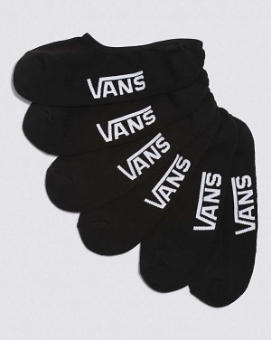 Vans Classic Super No Show 3-Pack Socken Damen Schwarz | Österreich RCIGUO387