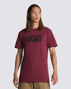 Vans Classic T-Shirt Herren Bordeaux | Österreich QAHZUT720