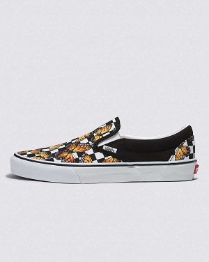 Vans Customs Butterfly Checkerboard Slip-On Schuhe Damen Mehrfarbig | Österreich ERQYHJ745