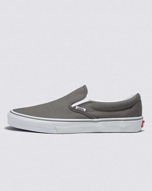 Vans Customs Charcoal Slip-On Weite Schuhe Herren Grau | Österreich DJQTVG684