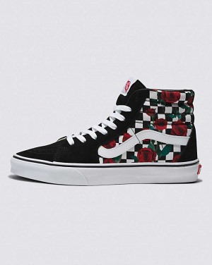 Vans Customs Checkerboard Roses Sk8-Hi Schuhe Herren Mehrfarbig | Österreich EAZRPG640