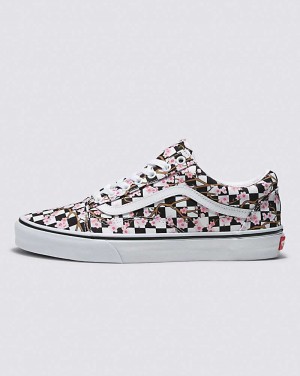 Vans Customs Cherry Blossom Checkerboard Old Skool Schuhe Damen Mehrfarbig | Österreich UAQVRH720