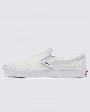 Vans Customs Elevated Leder Slip-On Schuhe Damen Weiß | Österreich OXVQHY608