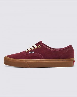 Vans Customs Elevated Wildleder Gum Sole Authentic Schuhe Herren Bordeaux | Österreich QRBYIK980