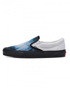 Vans Customs Image Library Creepy Woods Slip-On Schuhe Damen Blau Schwarz Weiß | Österreich QAXUGH256