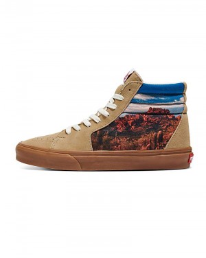 Vans Customs Image Library Desert Sk8-Hi Schuhe Herren Braun | Österreich TUKCHZ923