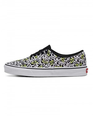 Vans Customs Image Library Graffitti Hearts Authentic Schuhe Herren Mehrfarbig | Österreich FGRWUI385