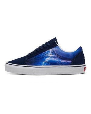 Vans Customs Image Library Lightning Old Skool Schuhe Herren Navy | Österreich CNAODR095