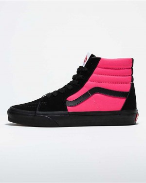 Vans Customs Sk8-Hi Schuhe Damen Rosa Schwarz | Österreich CNSXHD285