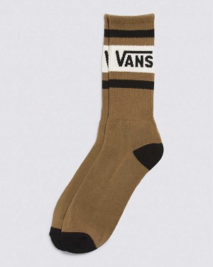 Vans Drop V Crew Socken Herren Braun | Österreich EZTWOB048