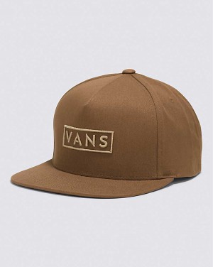 Vans Easy Box Snapback Hüte Herren Kaffee | Österreich RFINZP054