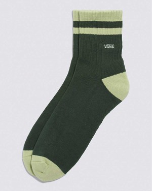 Vans Half Crew Socken Herren Grün | Österreich SFJTLP246