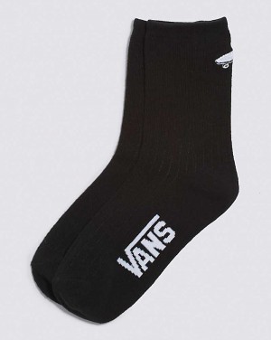 Vans Kickin It Crew Socken Damen Schwarz | Österreich RSQVIP379