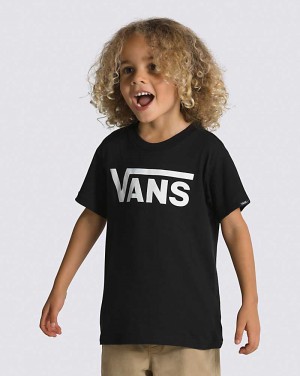 Vans Kleine Kinder Classic T-Shirt Kinder Schwarz Weiß | Österreich VYFHLK916