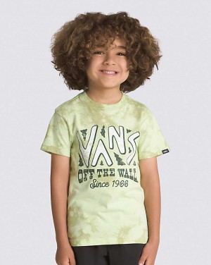 Vans Kleine Kinder Trail Head Tie Dye T-Shirt Kinder Grün | Österreich GRICSD064