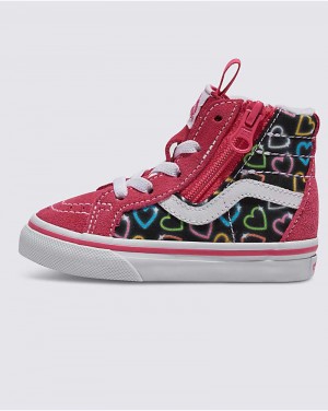 Vans Kleinkinder Sk8-Hi Reissue Side Zip Schuhe Kinder Rosa | Österreich ZKFGEI081