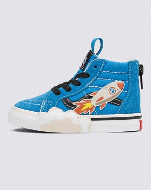 Vans Kleinkinder Sk8-Hi Zip Rocket Schuhe Kinder Blau | Österreich WJTZBR345