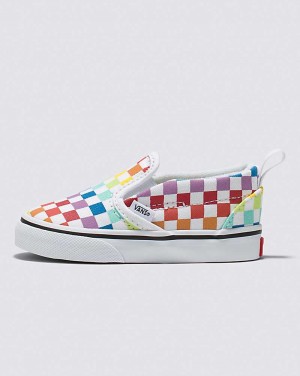 Vans Kleinkinder Slip-On V Checkerboard Schuhe Kinder Mehrfarbig | Österreich GDHURK245