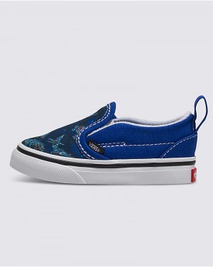 Vans Kleinkinder Slip-On V Schuhe Kinder Blau | Österreich MFGYWH751