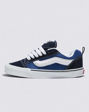 Vans Knu Skool Schuhe Damen Navy Weiß | Österreich FWCOYQ819