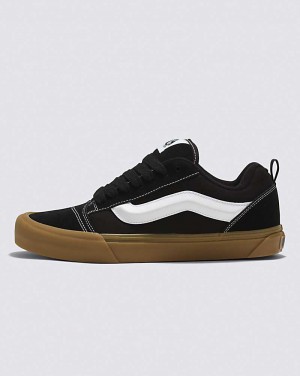 Vans Knu Skool Schuhe Damen Schwarz | Österreich KAIXMJ084