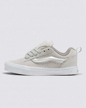 Vans Knu Skool Schuhe Damen Silber Weiß | Österreich FYXVCG502