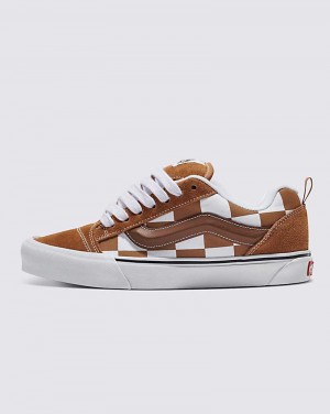 Vans Knu Skool Schuhe Herren Braun | Österreich DSAHWU036