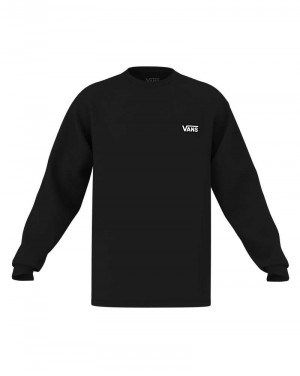 Vans Left Chest Hit Long Sleeve T-Shirt Herren Schwarz Weiß | Österreich GOFZXA589