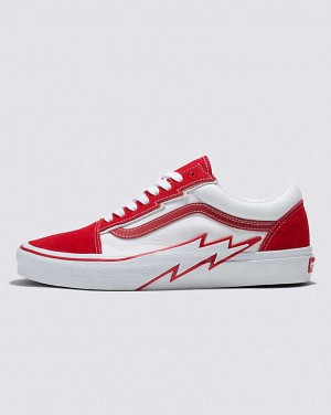 Vans Old Skool Bolt 2-Tone Schuhe Herren Rot Weiß | Österreich RGDLSN653