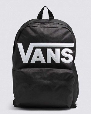 Vans Old Skool Drop V Rucksack Damen Schwarz Weiß | Österreich NFQLZG084