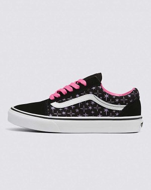 Vans Old Skool Schuhe Damen Schwarz Rosa | Österreich HDAKFJ617