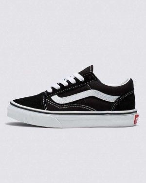 Vans Old Skool Schuhe Kinder Schwarz Weiß | Österreich QBVTLG326