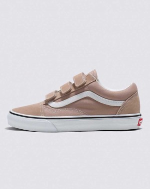 Vans Old Skool V Wildleder/Canvas Schuhe Damen Beige | Österreich QNPKXE160