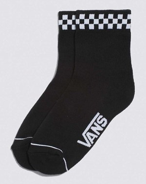 Vans Peek-A-Check Crew Socken Damen Schwarz | Österreich AJCPHD286