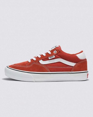 Vans Rowan Skateschuhe Damen Rot Weiß | Österreich TWDCXR458