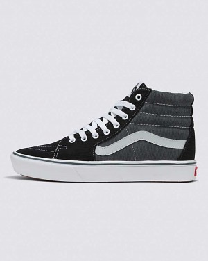 Vans Sk8-Hi ComfyCush Corduroy Schuhe Damen Schwarz Blau | Österreich IQAFJH187