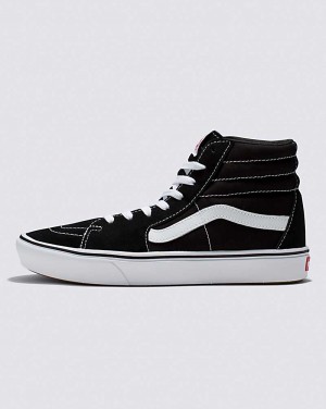 Vans Sk8-Hi ComfyCush Schuhe Damen Schwarz Weiß | Österreich ZCJSEQ085