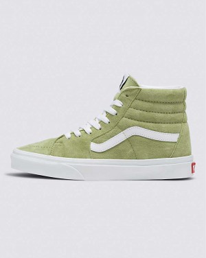 Vans Sk8-Hi Pig Wildleder Schuhe Damen Grün | Österreich JTDQHU410